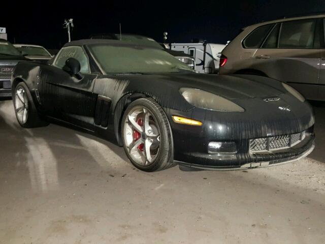 1G1YW3DW0C5106076 - 2012 CHEVROLET CORVETTE BLACK photo 1