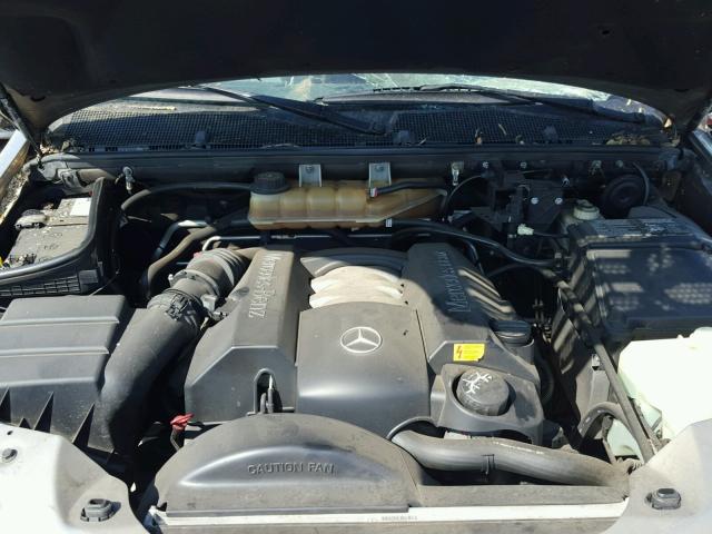 4JGAB57E55A547906 - 2005 MERCEDES-BENZ ML 350 SILVER photo 7