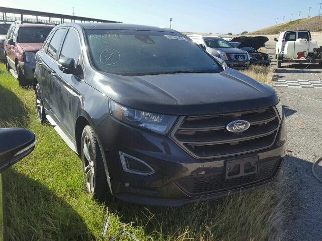 2FMTK3AP3FBB60056 - 2015 FORD EDGE SPORT BLACK photo 1