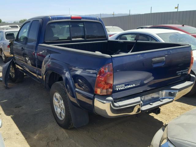 5TETU62N86Z301346 - 2006 TOYOTA TACOMA PRE BLUE photo 3