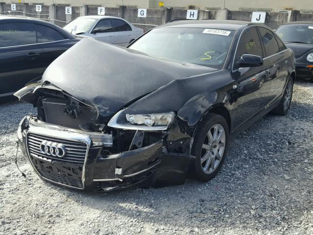 WAUAH74F67N067345 - 2007 AUDI A6 3.2 BLACK photo 2