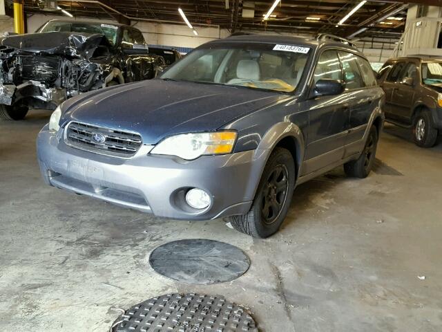 4S4BP61C277341011 - 2007 SUBARU LEGACY OUT BLUE photo 2