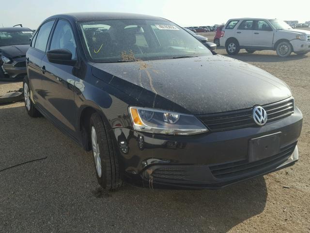 3VW2K7AJ5DM391732 - 2013 VOLKSWAGEN JETTA BASE 黑色 照片 1