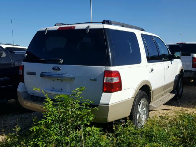 1FMFU17589LA09770 - 2009 FORD EXPEDITION WHITE photo 4