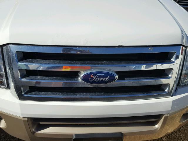 1FMFU17589LA09770 - 2009 FORD EXPEDITION WHITE photo 7