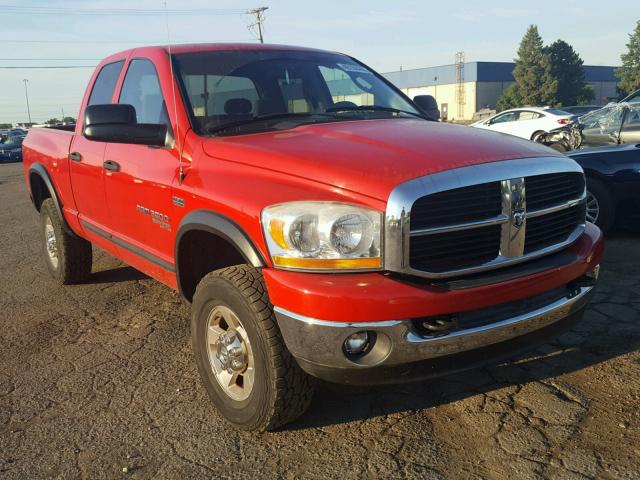 1D7KS28D56J240787 - 2006 DODGE RAM 2500 S RED photo 1