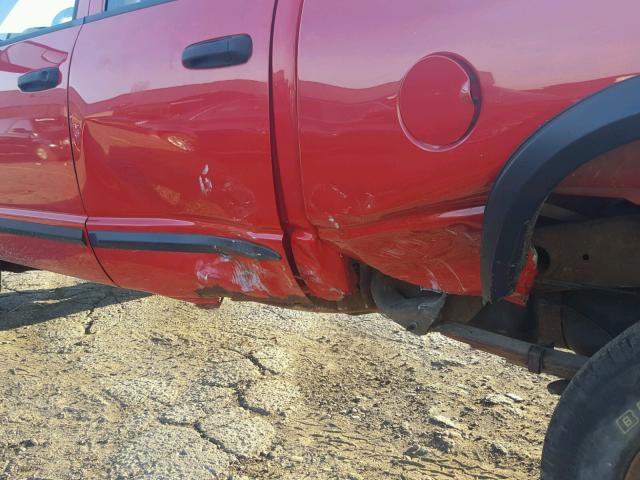 1D7KS28D56J240787 - 2006 DODGE RAM 2500 S RED photo 10
