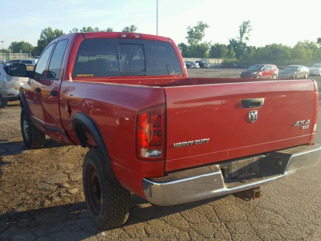 1D7KS28D56J240787 - 2006 DODGE RAM 2500 S RED photo 3