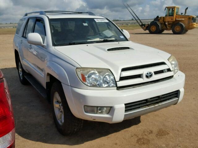 JTEBT14R850055586 - 2005 TOYOTA 4RUNNER SR WHITE photo 1