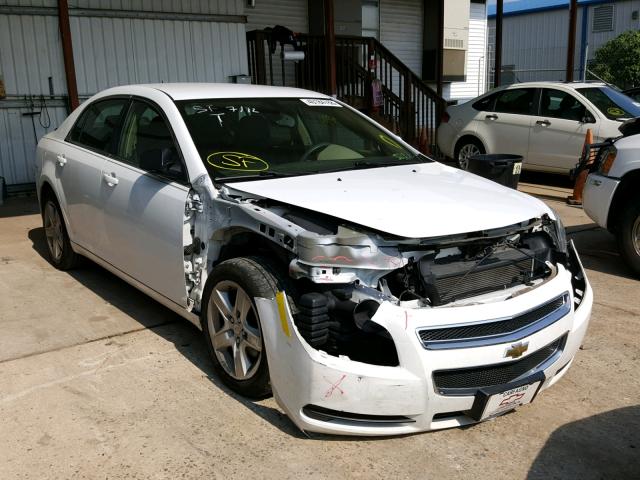 1G1ZB5EB0AF291745 - 2010 CHEVROLET MALIBU LS WHITE photo 1