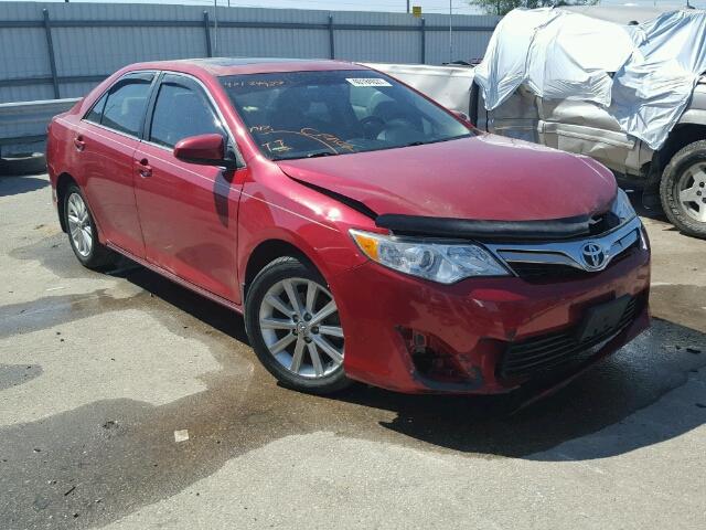 4T4BF1FK7DR295975 - 2013 TOYOTA CAMRY L RED photo 1