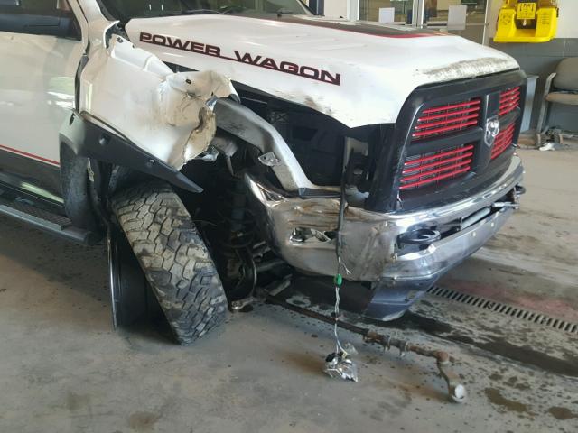 3C6TD5ET7CG190758 - 2012 DODGE RAM 2500 P WHITE photo 9