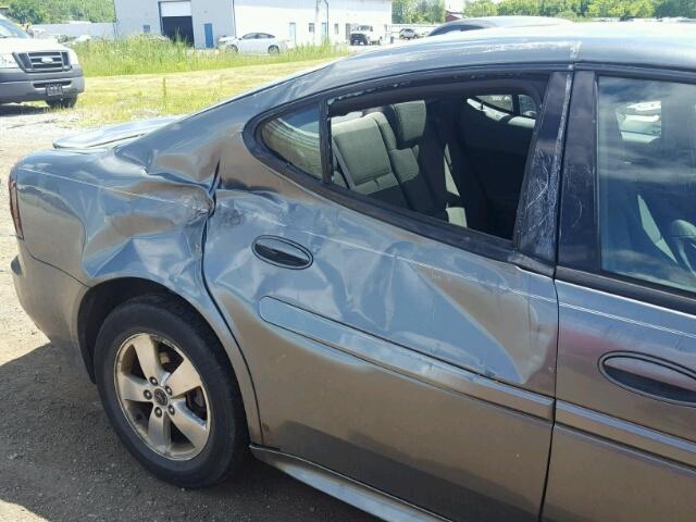 2G2WP522851241306 - 2005 PONTIAC GRAND PRIX GRAY photo 9
