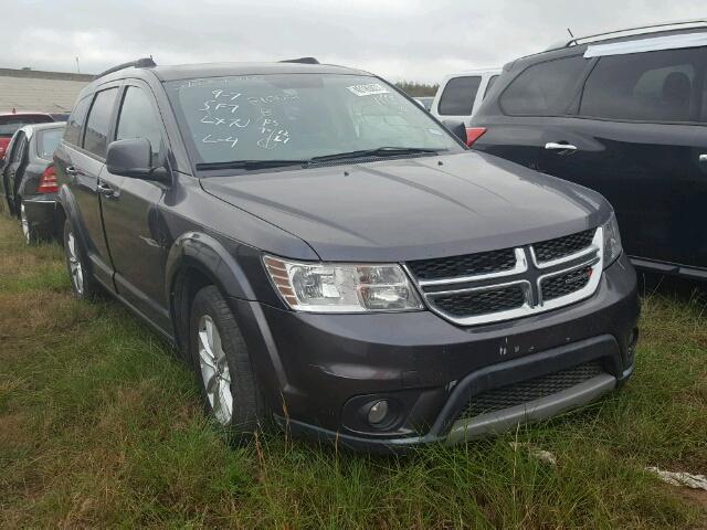 3C4PDCBG0ET211255 - 2014 DODGE JOURNEY CHARCOAL photo 1