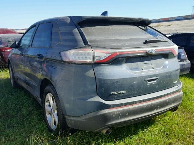 2FMPK3G96GBB98361 - 2016 FORD EDGE GRAY photo 3