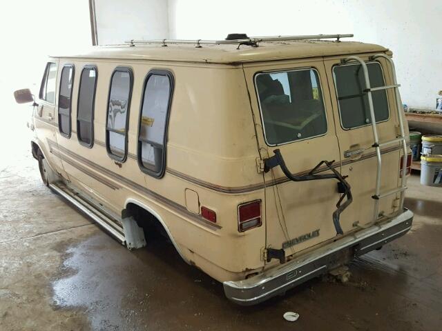 2GCEG25H1E4142217 - 1984 CHEVROLET G20 BEIGE photo 3