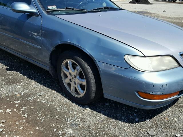 19UYA2259XL012498 - 1999 ACURA 3.0CL BLUE photo 10