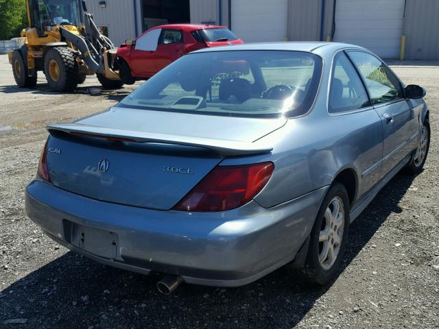 19UYA2259XL012498 - 1999 ACURA 3.0CL BLUE photo 4