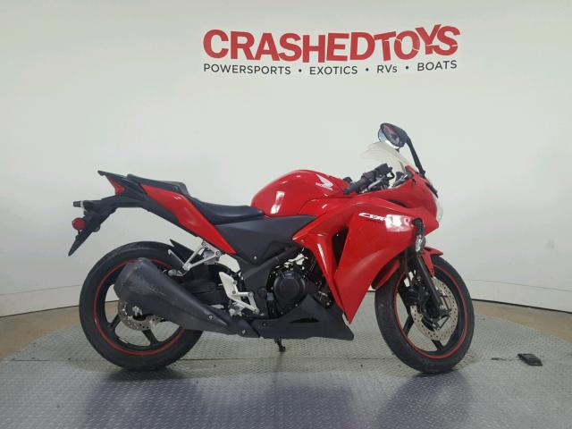 MLHMC410XD5301069 - 2013 HONDA CBR250 R RED photo 1