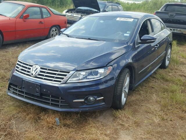 WVWBN7AN0EE535644 - 2014 VOLKSWAGEN CC BLUE photo 2