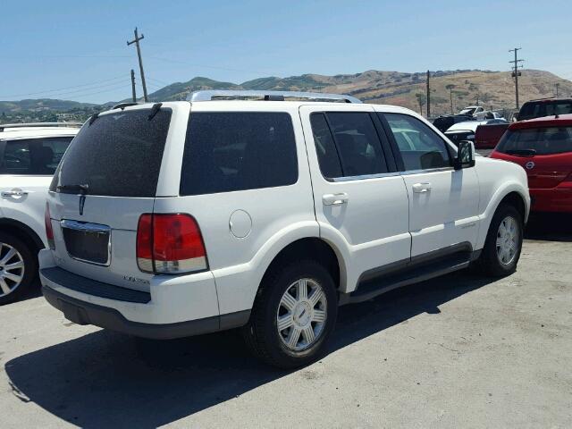 5LMEU88H84ZJ17774 - 2004 LINCOLN AVIATOR 白色 照片 4