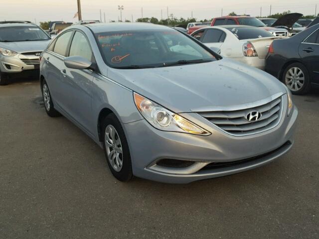 5NPEB4AC7CH346182 - 2012 HYUNDAI SONATA BLUE photo 1