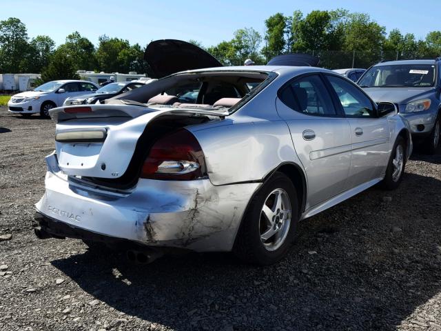 2G2WP522541101695 - 2004 PONTIAC GRAND PRIX SILVER photo 4
