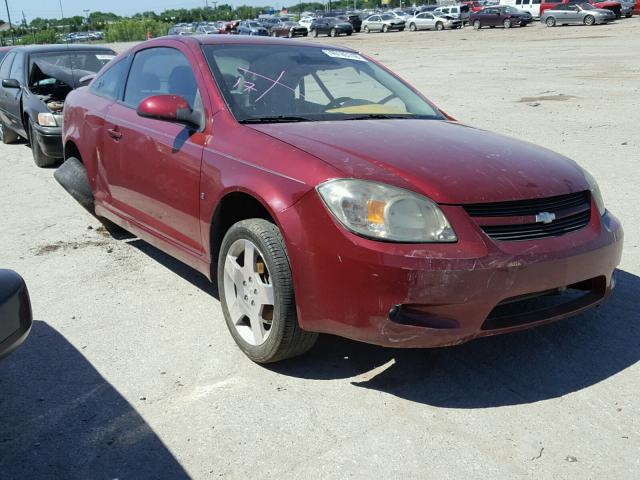 1G1AT18H797138112 - 2009 CHEVROLET COBALT LT MAROON photo 1