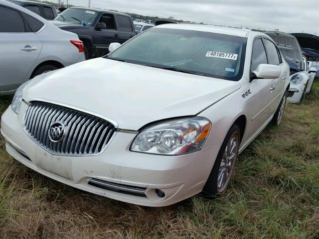 1G4HJ5EM0BU115858 - 2011 BUICK LUCERNE WHITE photo 2