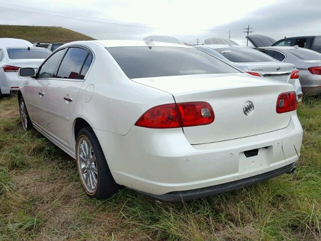 1G4HJ5EM0BU115858 - 2011 BUICK LUCERNE WHITE photo 3