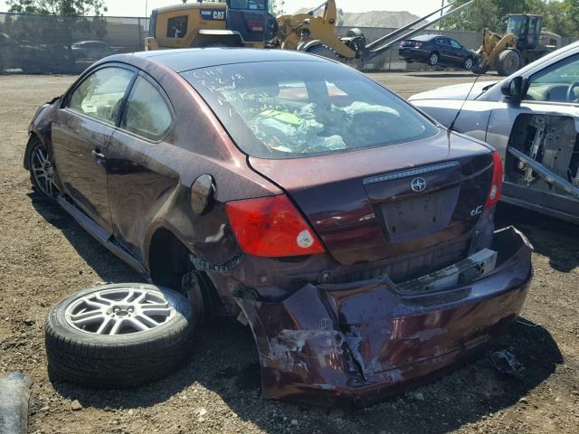 JTKDE167970153931 - 2007 TOYOTA SCION TC 紫色 照片 3