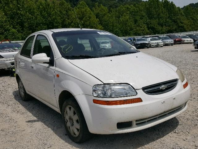 KL1TJ52694B252985 - 2004 CHEVROLET AVEO LS WHITE photo 1
