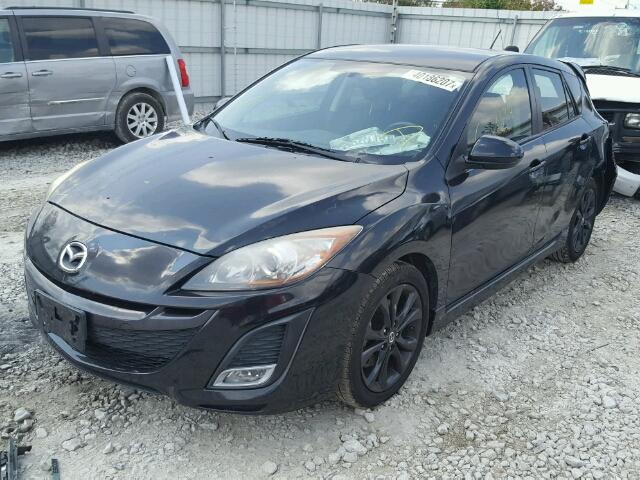 JM1BL1K68B1487100 - 2011 MAZDA 3 S BLACK photo 2