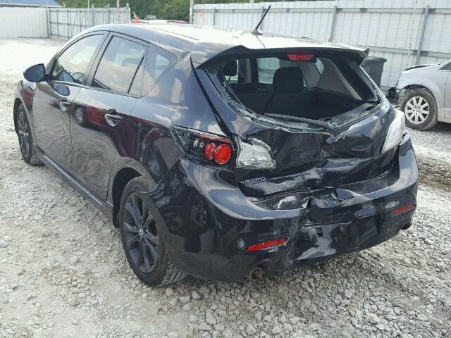 JM1BL1K68B1487100 - 2011 MAZDA 3 S BLACK photo 3