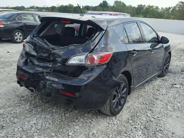 JM1BL1K68B1487100 - 2011 MAZDA 3 S BLACK photo 4