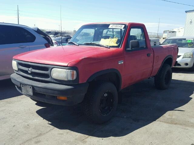 4F4CR13U0RTM62455 - 1994 MAZDA B3000 RED photo 2