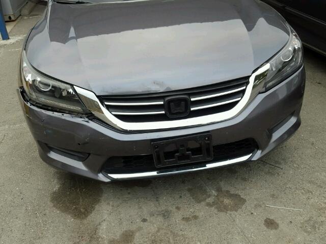 1HGCR2F33DA073459 - 2013 HONDA ACCORD LX GRAY photo 9