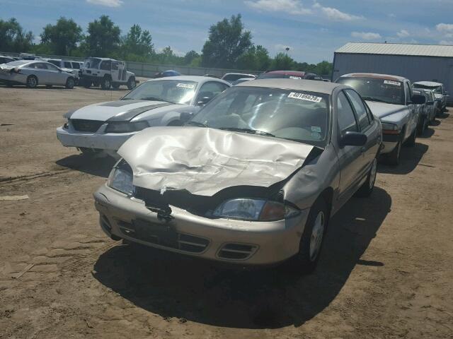 1G1JC524727149095 - 2002 CHEVROLET CAVALIER B BROWN photo 2