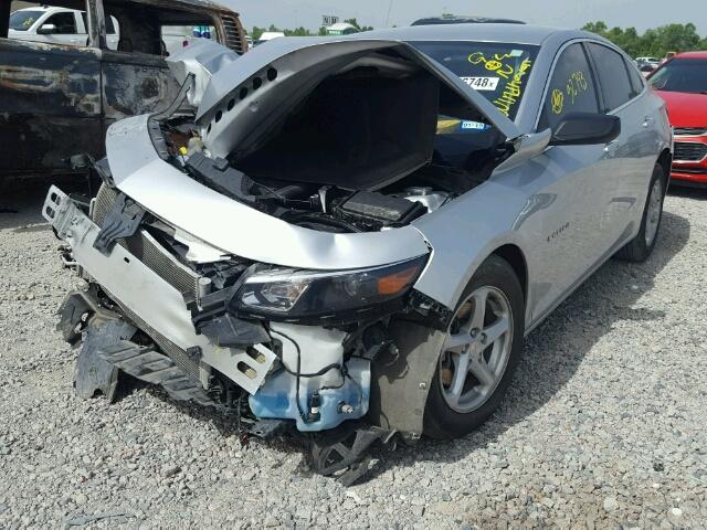1G1ZB5ST2HF236897 - 2017 CHEVROLET MALIBU LS Gümüş foto 2