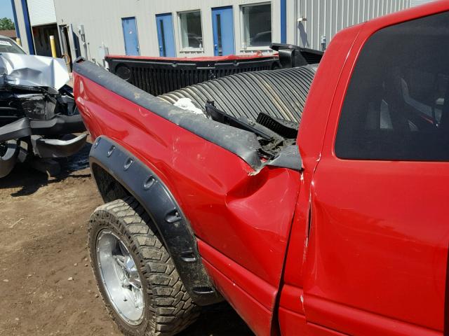 3B7HF13Z71G199451 - 2001 DODGE RAM 1500 RED photo 10