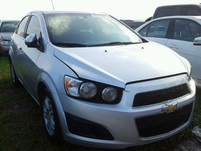 1G1JC5SH0F4127028 - 2015 CHEVROLET SONIC SILVER photo 1