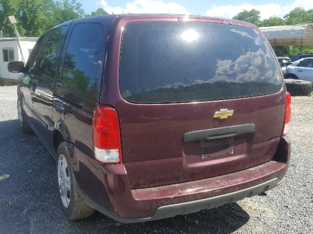 1GNDV23W88D205043 - 2008 CHEVROLET UPLANDER L 勃艮第红 照片 3