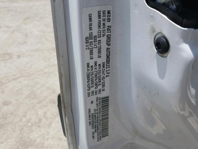 ZFBERFAT0F6951332 - 2015 RAM PROMASTER 白色 照片 10