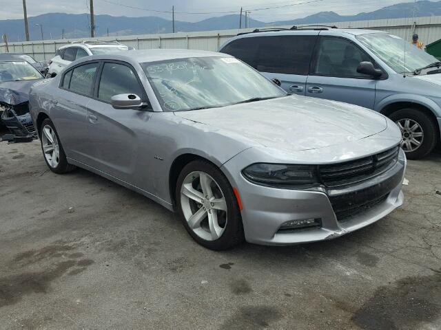 2C3CDXCT2GH203403 - 2016 DODGE CHARGER R/ SILVER photo 1