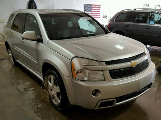 2CNDL937686301361 - 2008 CHEVROLET EQUINOX SP SILVER photo 1