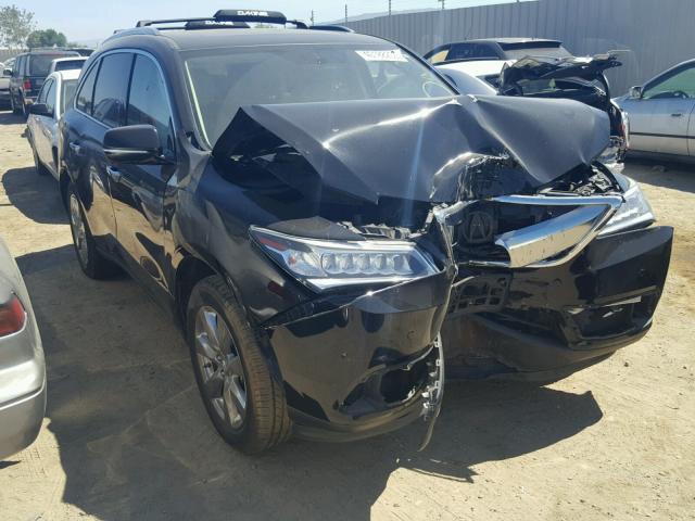 5FRYD4H83EB005337 - 2014 ACURA MDX ADVANC შავი ფოტო 1