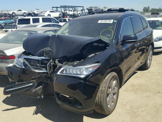 5FRYD4H83EB005337 - 2014 ACURA MDX ADVANC შავი ფოტო 2