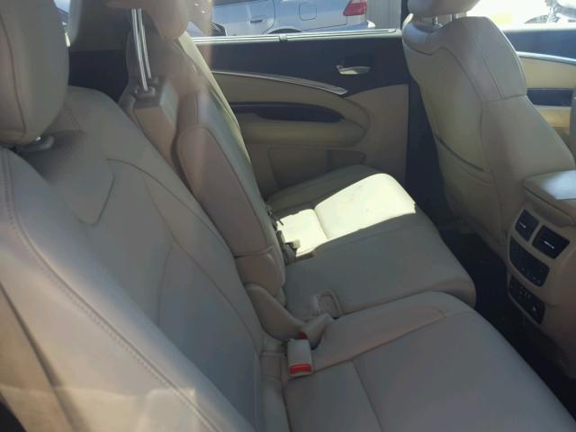 5FRYD4H83EB005337 - 2014 ACURA MDX ADVANC შავი ფოტო 6