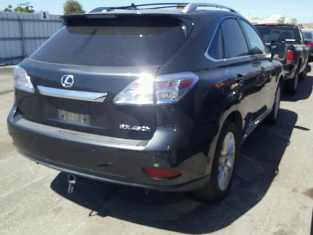 JTJBC1BA6B2036503 - 2011 LEXUS RX 450 BLACK photo 4