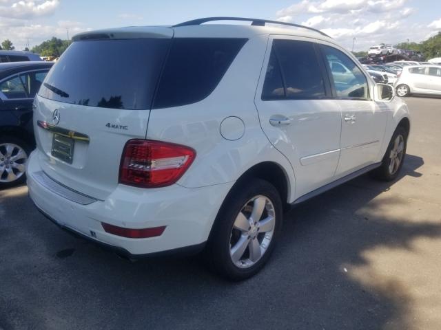 4JGBB86E59A516880 - 2009 MERCEDES-BENZ ML 350 WHITE photo 4